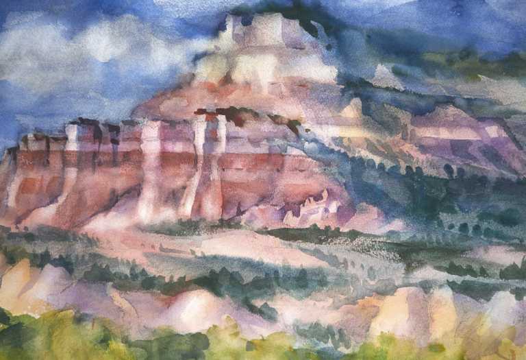 Mesa Near Escalante
2025   &frac12; Sheet
Art approx: 14x20&rdquo;
Frame approx: 22x28 or 20x26