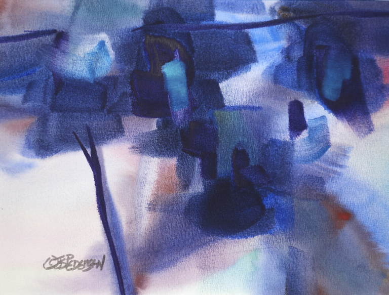 Moody Blues
2025   &frac14; Sheet
Art approx: 10.5 x14.5&rdquo;
Frame/Mat: 16x20&rdquo;