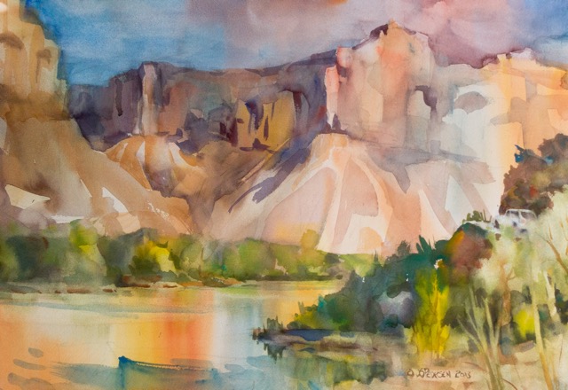 Colorado River at Takeout Beach 15x22